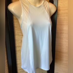 Athleta Sheer Tank Top XS seafoam green workout top racer back loose fit